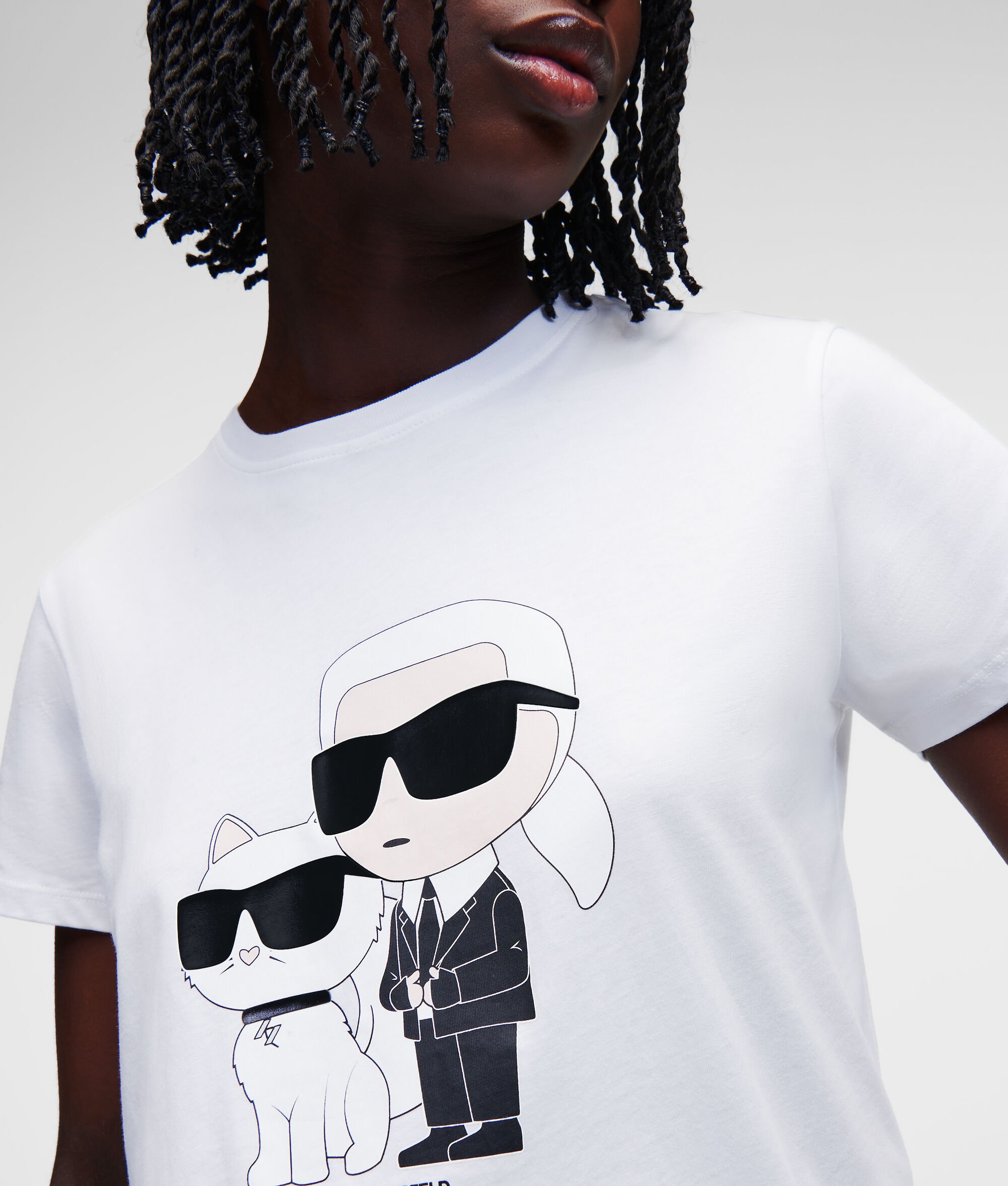 (image for) Stylish KARL IKONIK KARL & CHOUPETTE T-SHIRT